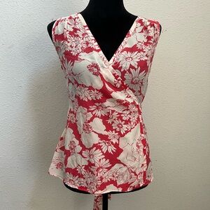 Banana Republic Sleeveless Wrap top